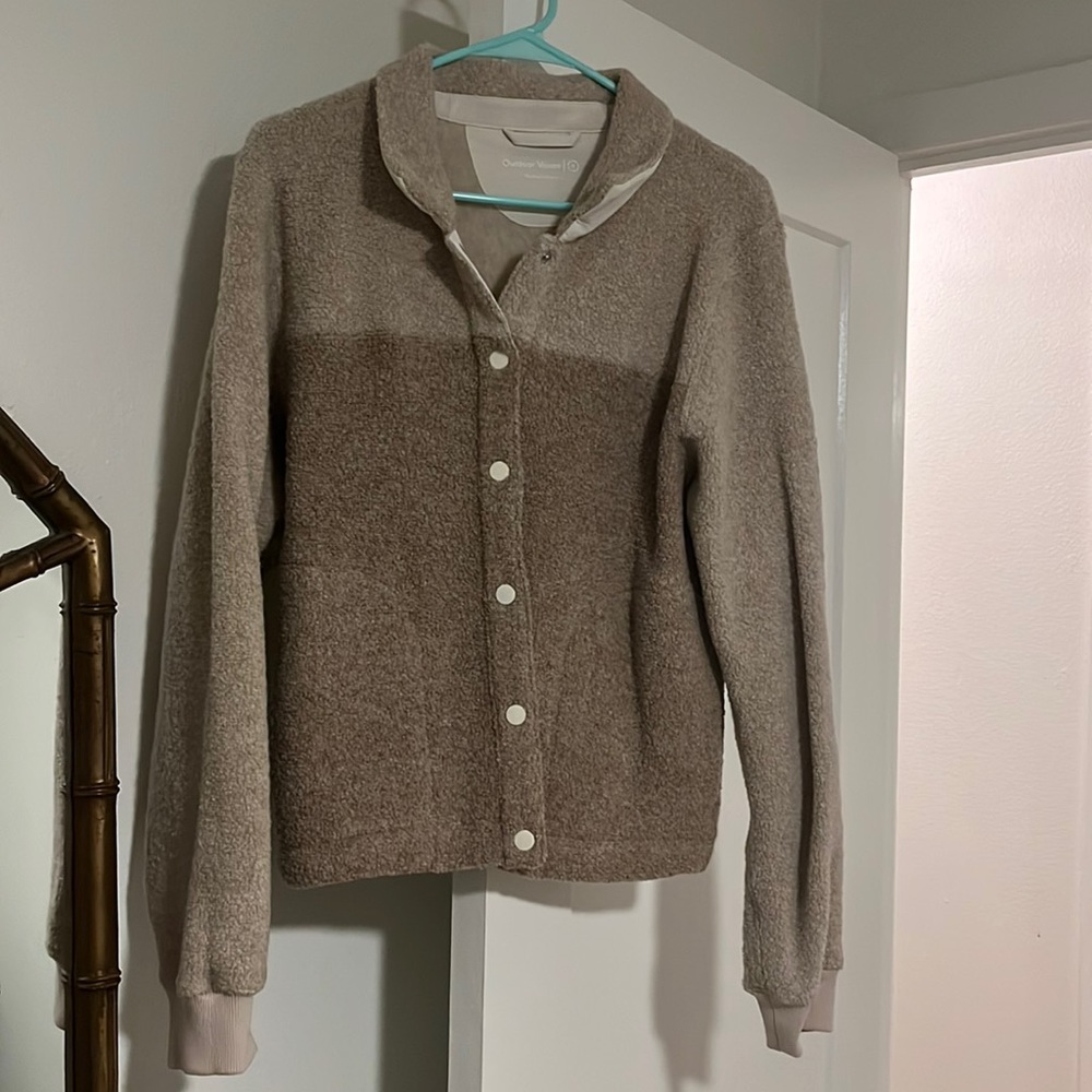 NWT Outdoor Voices Fleece Bomber Jacket